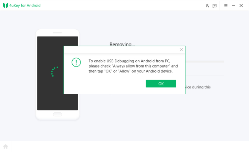 4ukey for android allow usb debugging samsung