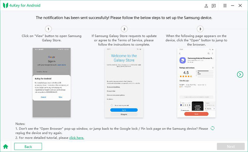 open samsung galaxy store