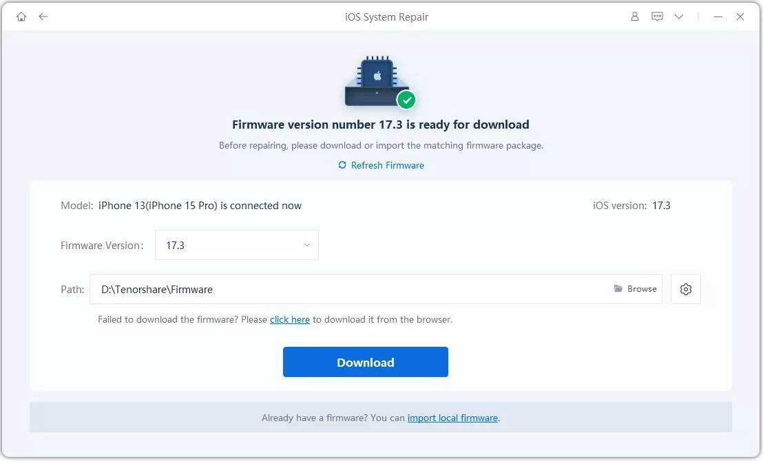 descargar firmware