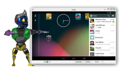 descargar emulador de android - emulador andy