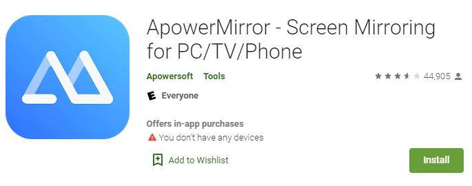grabar pantalla de android com apowermirror