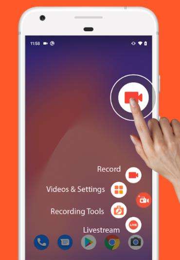mejor grabador de pantalla de Android - az screen recorder