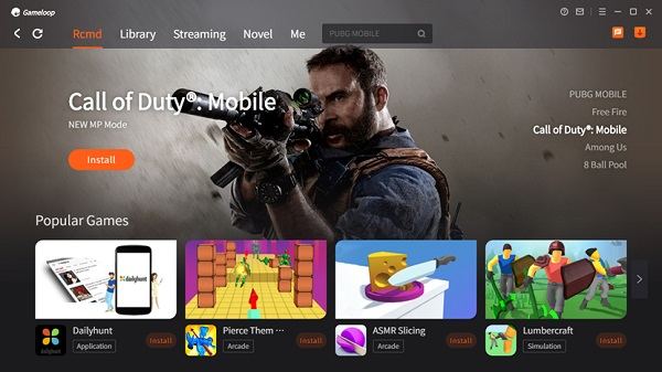 emulador de juego de Android - gameloop
