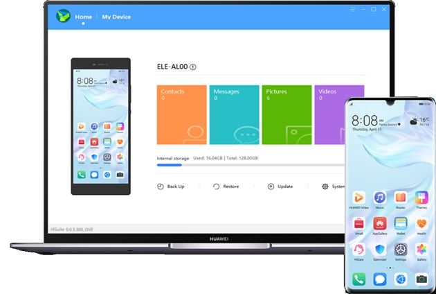 software de copia de seguridad huawei hisuite