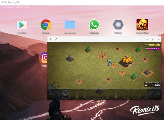 emulador de juego de Android - remix os player