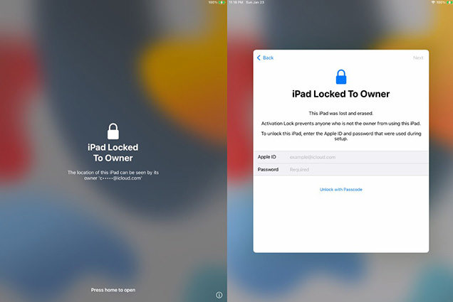 ipad bloqueado por el dueño