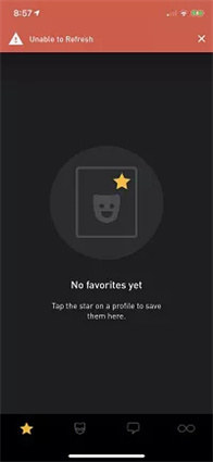 grindr no actualiza