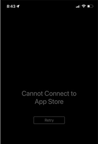 no se puede conectar a la app store después de la actualización de ios 15