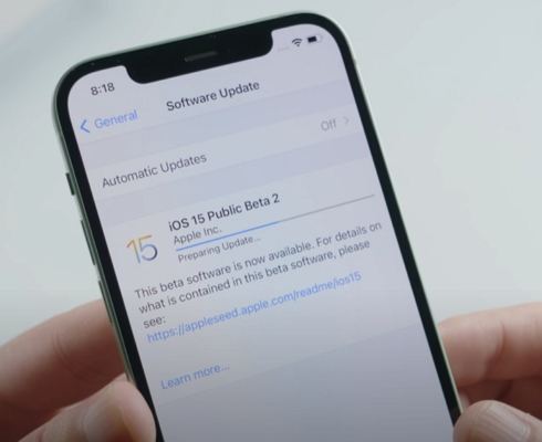 actualización de ios 15 atascada en la preparación de la actualización