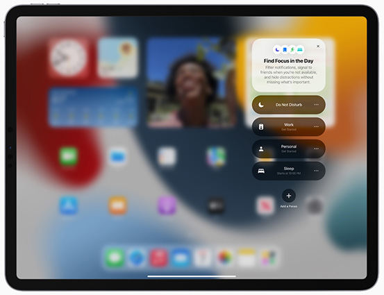 ipados 15 focus
