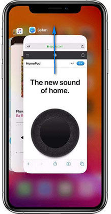 abrir el selector de aplicaciones iPhone