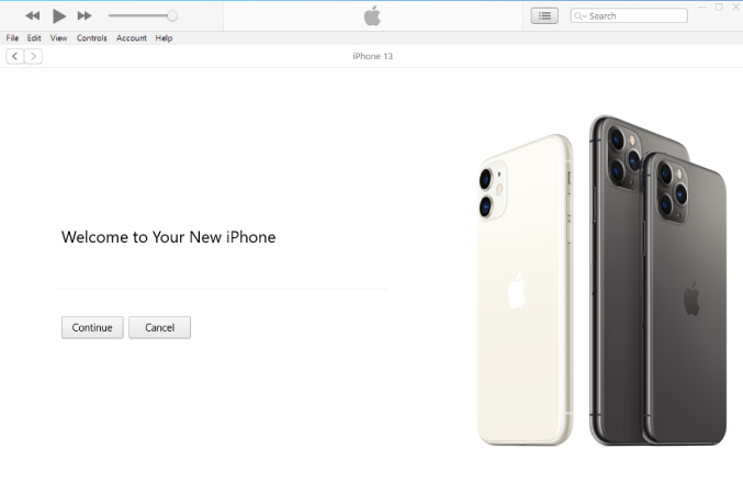 conectar iphone 13 a itunes