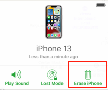 eliminar iphone 13 en icloud