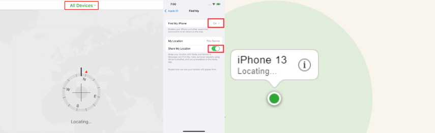 iphone 13 localizando