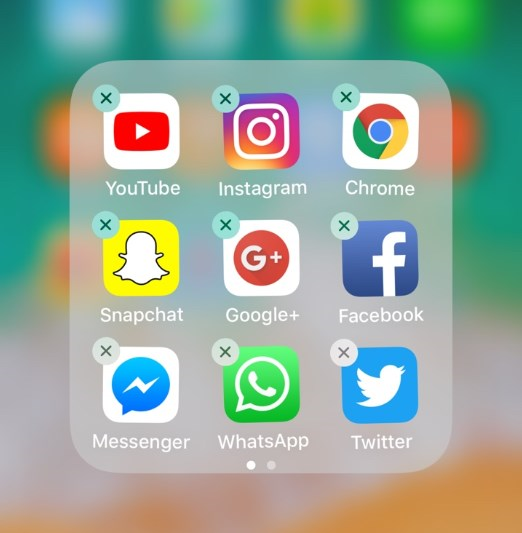 desinstalar aplicaciones no utilizadas cuando el almacenamiento está casi lleno iphone 7