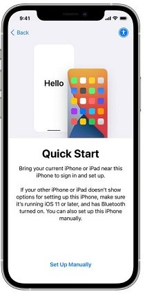 iphone quick start
