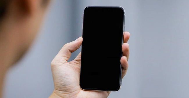 pantalla negra iphone