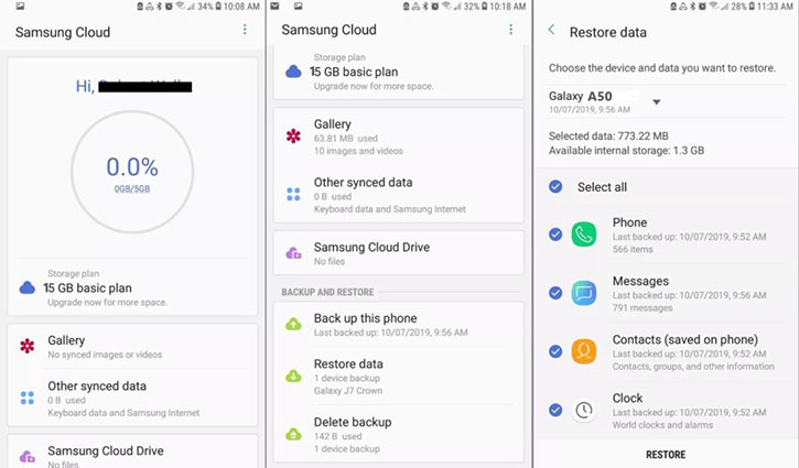 Cómo Hacer O Restaurar Copia De Seguridad Samsung 9632