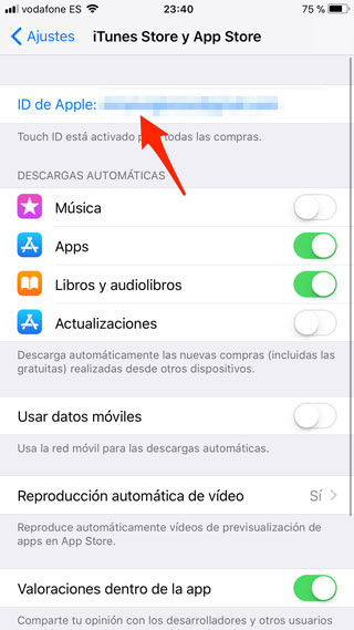  mensaje de imposible conectarse a app store