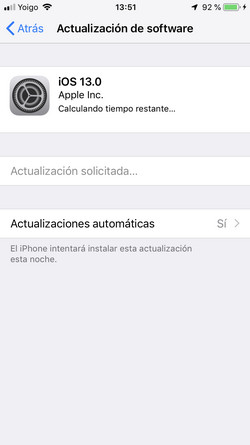 calculando tiempo restante