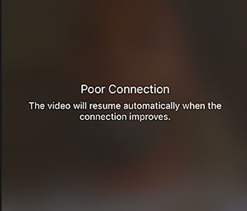 errores conexión facetime