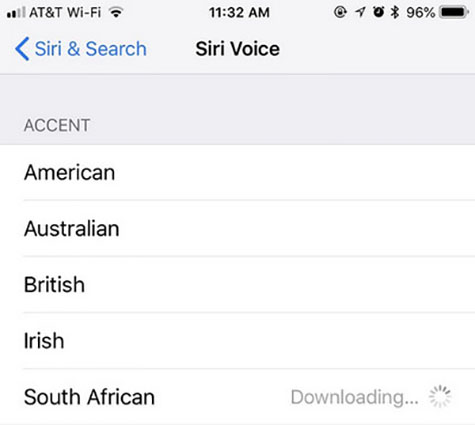 errores con siri