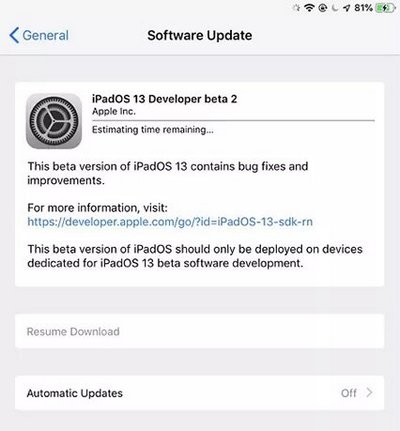 ios 13 se queda en actualización requerida