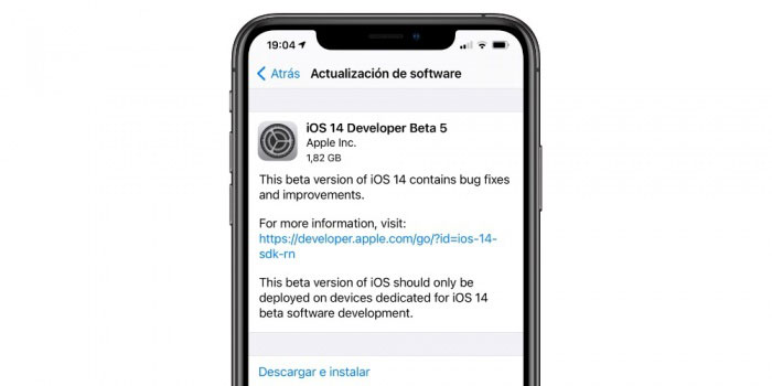 iPhone se queda en preparando para actualizar iOS 14 solución