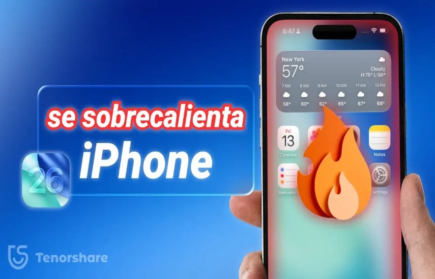 ios 26 se calienta mucho