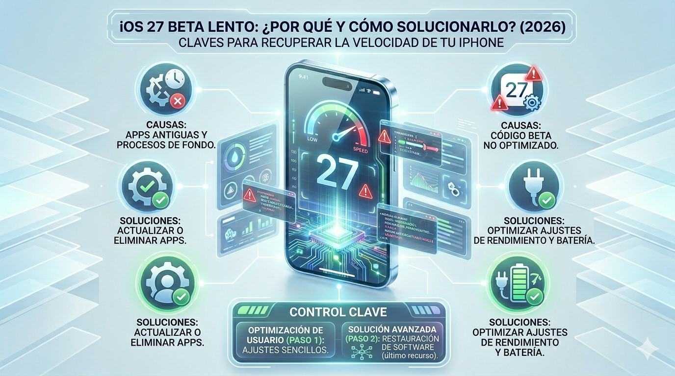 ios 27 beta lento 