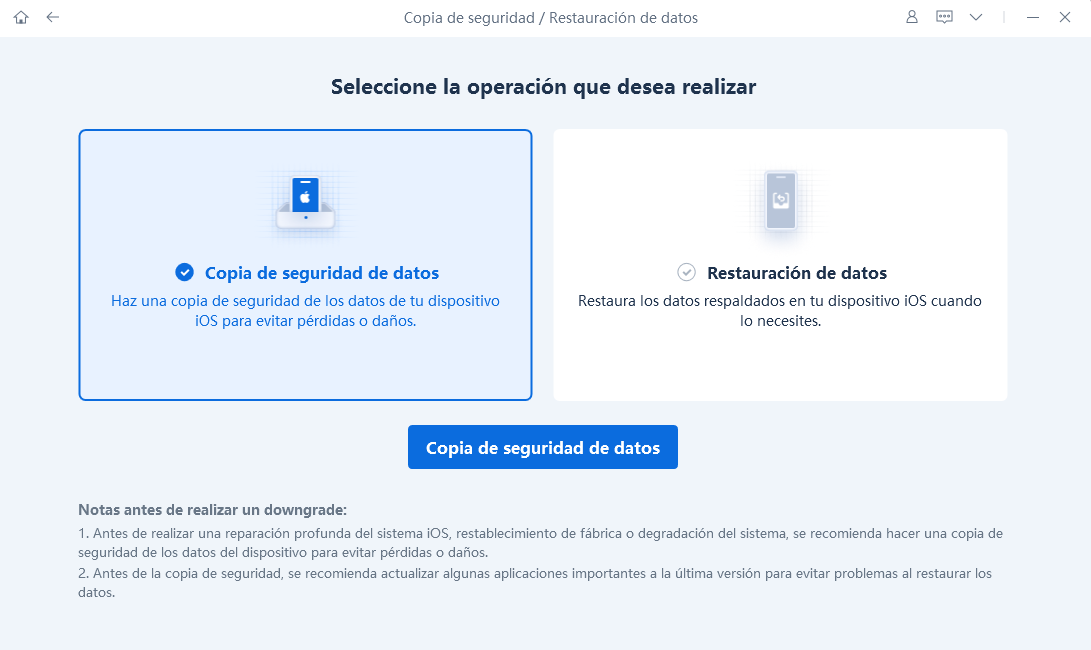 reiboot hacer copia de seguridad para ios 27 beta