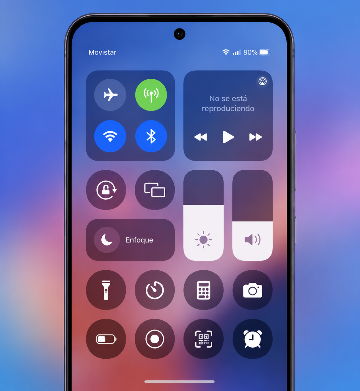 pantalla de iphone