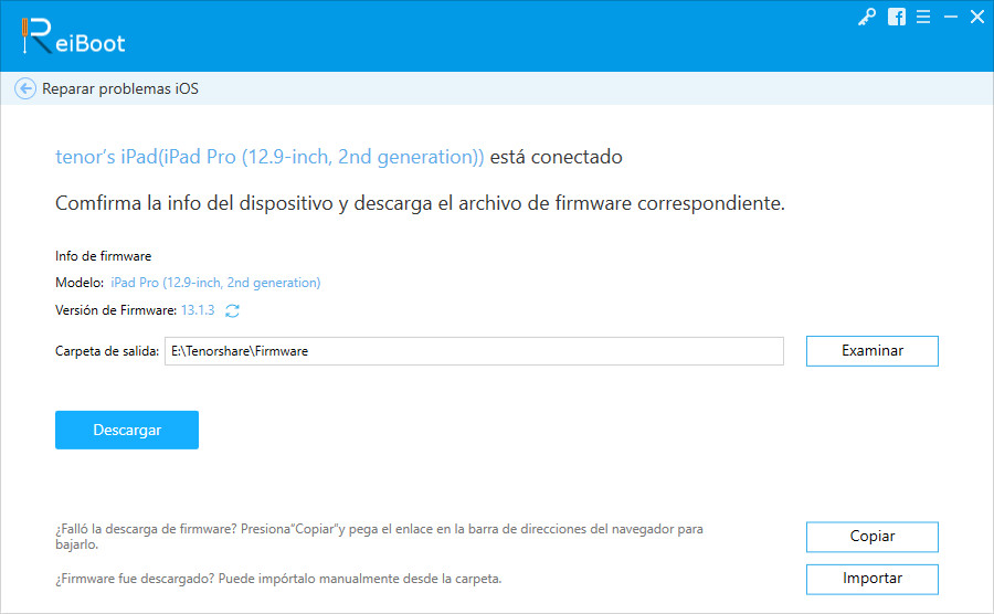 descargar firmware ios para ipad
