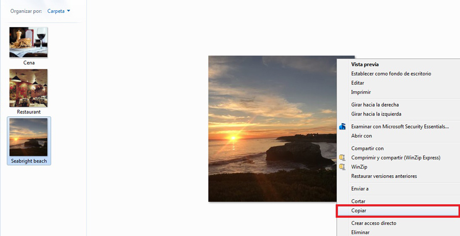 copiar fotos