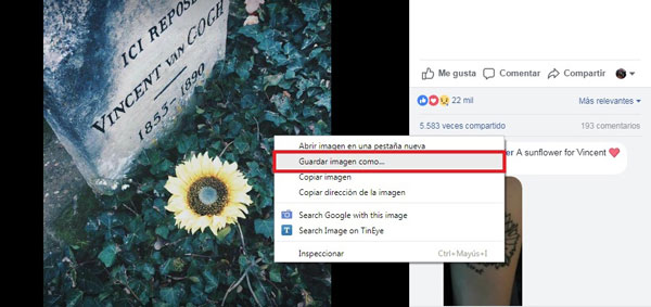 pasar fotos de pc a desde facebook