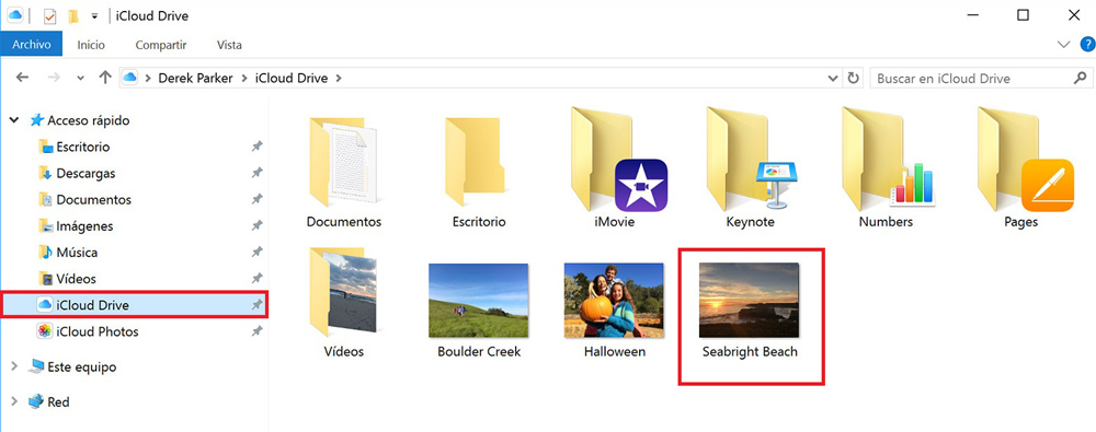 guardar fotos en icloud drive