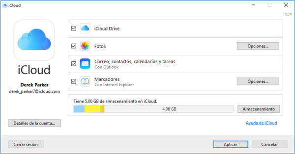 pasar fotos de pc a iphone con icloud