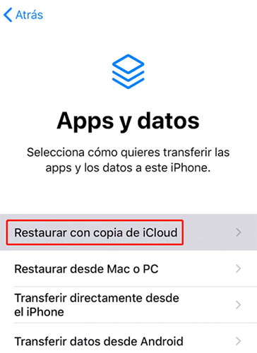 restaura copia de whatsapp en iphone