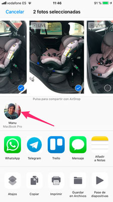 sincronizar iphone con ipad por bluetooth