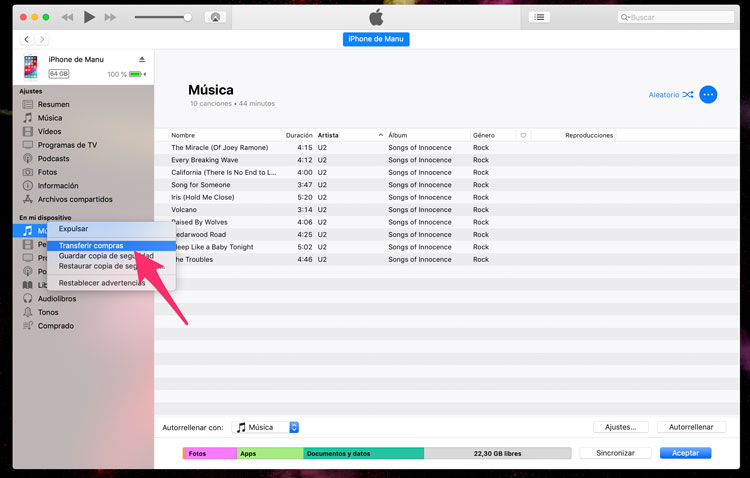 Como Pasar Musica De Iphone A Pc Tenorshare