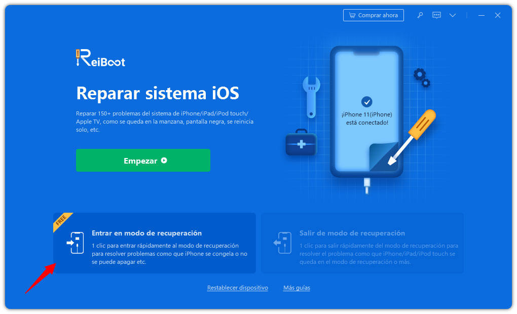 poner y salir modo recuperación iphone