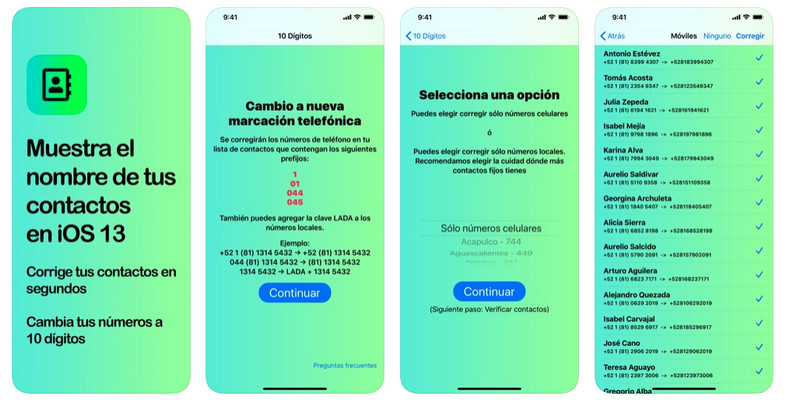 app 10 dígitos