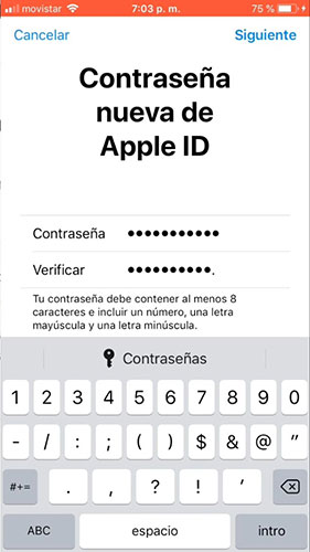 restablecer contrasena nueva de apple id