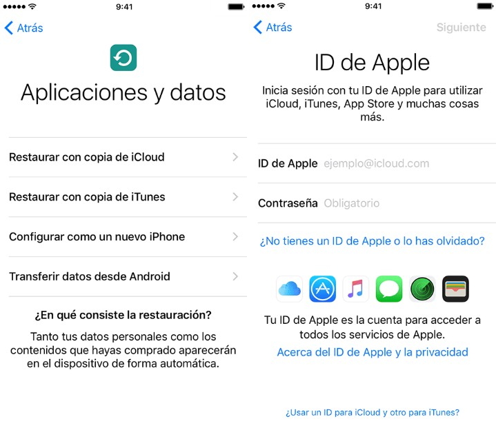 crear id de apple