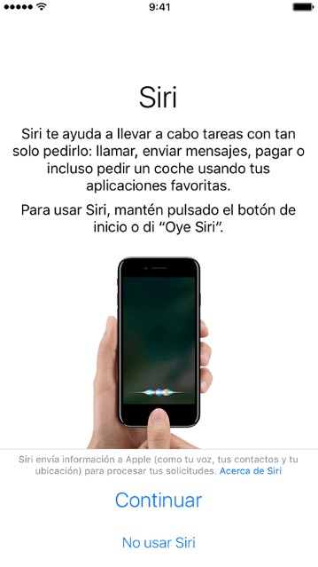 configurar siri