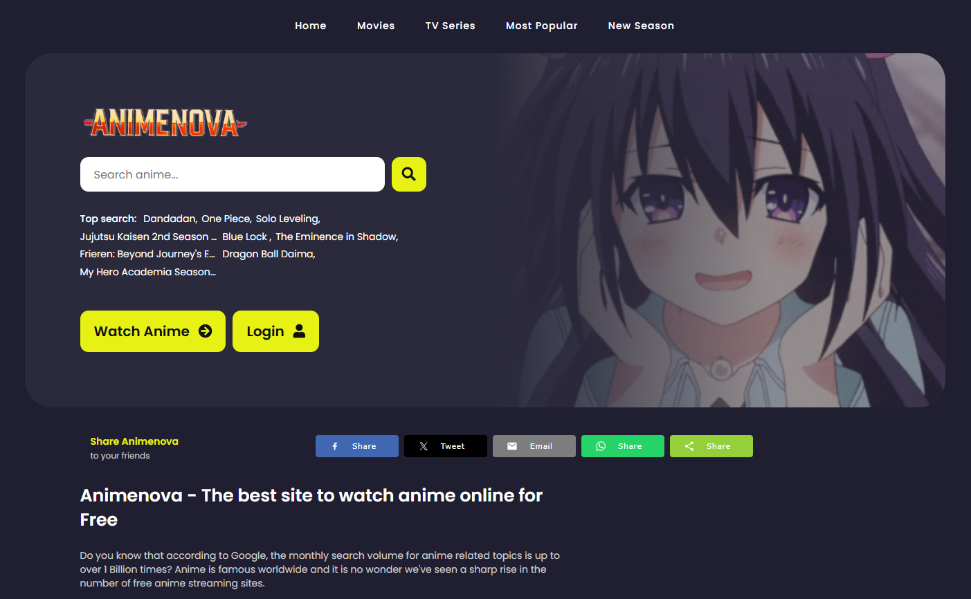 página principal de anime nova para descargar manga en pdf gratis