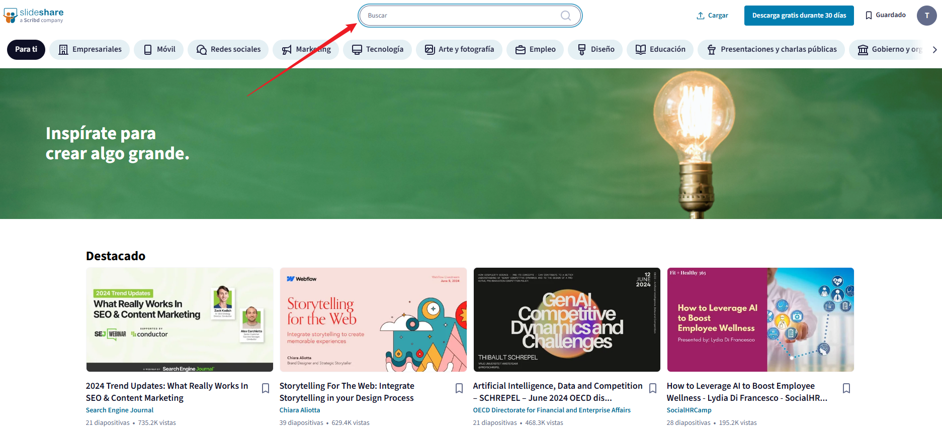 descargar slideshare