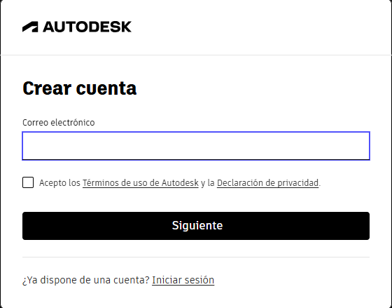 crear una cuenta educativa de autodesk
