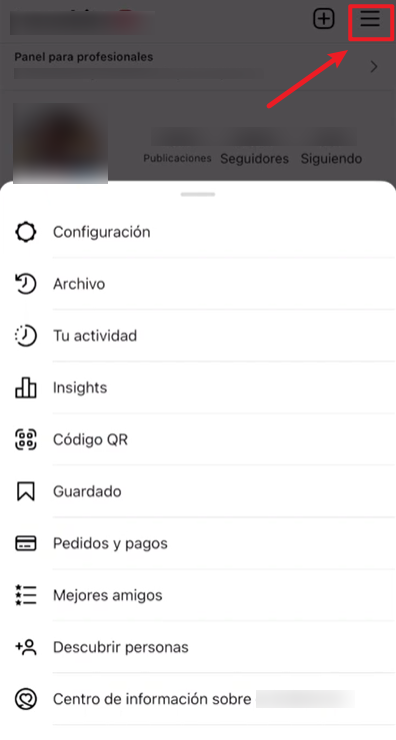entrar en perfil de instagram
