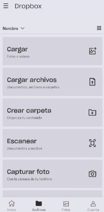 dropbox mobile app